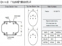 JW1-5010工业设备橡胶空气弹簧/气囊/空气垫/缓冲减振垫/Air spring/FS100-10/W01-358-5002/W01-358-7731/1B131/1B7-540/W01-358-7742/W01-358-0127/W01-358-7729/W01-358-0131/WO1-35