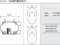 JW1-5070工业设备橡胶空气弹簧/气囊/空气垫/缓冲减振垫/Air spring/W01-358-6994/FS330-11647