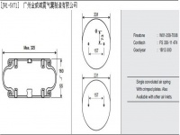 JW1-5071工业设备橡胶空气弹簧/气囊/空气垫/缓冲减振垫/Air spring/W01-358-7008/FS330-11474/1B12-300/W01-358-7011/W01-358-7012/W01-358-7023/W01-358-0134