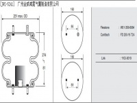 JW2-5241橡胶空气弹簧/空气弹簧/气囊/气包/气垫/Air spring/W01-358-6884/FD200-19724/1103-0019