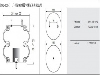 JW2-5254橡胶空气弹簧/空气弹簧/气囊/气包/气垫/Air spring/W01-358-6949/FD200-19506/P-10872-A/2B5254