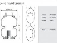 JW2-5275橡胶空气弹簧/空气弹簧/气囊/气包/气垫/Air spring/W01-358-6946/FD200-25463/2B9-254/1003586946C/2B5275