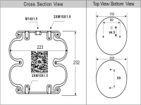 工业空气弹簧气囊 Industry Air spring air FD200-19 M14 M10 20F-2 2B-225 2B225 1863244 15710 578-92-3-710 578923710 2B9-742 W01-M58-6891 W01M586891 578-92-3-213 578923213 578-92-3-211 578923211 2B9-729 2B9-613