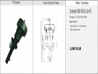 减震气囊 / 空气弹簧 / Air spring / JW1C2303 2C-97/124-200 LINCOLN