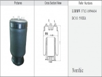 减震气囊 / 空气弹簧 / Air spring / JW1C4613 JW1C4614 3712-1094614 BC03 59DIA