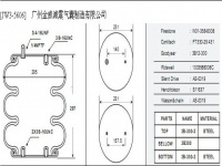 JW3-5606空气弹簧/气囊减振/Air spring shock absorbers/W01-358-8008/FT330-29431/3B12-300/1003588008C/AS-0019/S11637/AS-0019/3B5606/3B300/3B-300-2/3B12-300/578-93-3-100