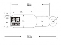 JW-145减震器/减振/避震器/液压减震器/筒式减震器/阻尼器/shock absorbers 2921D-010-A 1110829200011