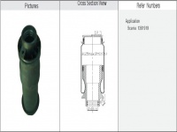 减震气囊 / 空气弹簧 / Air spring / JW1C3086 SCANIA 1381919 Truck Air Suspension Air Spring Air Bag Shock Absorber