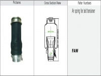 减震气囊 / 空气弹簧 / Air spring / JW1C3180 Truck Air Suspension Air Spring Air Bag Shock Absorber