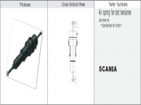 斯堪尼亚卡车减震气囊 / 空气弹簧 / Air spring / JW1C3210 P2A00046 B11D07 SCANIA Truck Air Suspension Air Spring Air Bag Shock Absorber