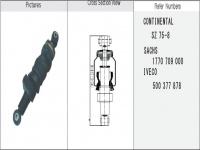 减震气囊 / 空气弹簧 / Air spring / Truck Air Suspension Air Spring Air Bag Shock Absorber JW1C3378 SZ75-8 1770709000 500377878