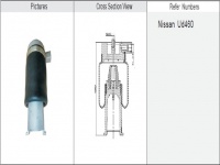 日系尼桑nissan Truck Air Suspension Air Spring Air Bag Shock Absorber 减震气囊 / 空气弹簧 / Air spring / JW1C9500 95246-00Z16 95246-00Z17 UD460 ISUZU 五十铃卡车