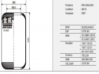 JW662橡胶空气弹簧/气囊/662N/1SC360-30/1R1D355-355/9007/556-03-9007/1R1D335 355/W01-095-0207/W01-095-0030/02.200.24.60.0/0578361/81.43601.0018/81043601.0051/100110200/100112251/10-01-002/750209/2680662000
