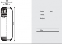JW896橡胶空气弹簧/气囊/Air spring shock absorbers/896N