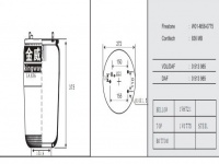 JW0775橡胶空气弹簧/气囊/Air spring 836MK1 W01-M58-0777 1DF2514 836M2K1 836MBK6 836MBK4 1DF2515 1DF2513 1DF2511 1R12-712 1R12712 1R12-711 1R12711 1R12-710 1R12710 1R12-700 1R12700 W01-M58-0775/836MB/0513985