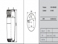 JW8620橡胶空气弹簧/气囊/Air spring shock absorbers/W01-M58-6019