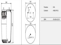 JW6020橡胶空气弹簧/气囊/Air spring shock absorbers/4962NP02/05.429.42.03.0