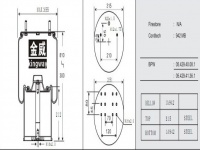 JW6021橡胶空气弹簧/气囊/Air spring shock absorbers/942MB/05.429.40.08.1/05.429.41.36.1