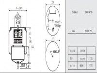 JW6030橡胶空气弹簧/气囊/Air spring / 21961456 6135 230256-003 7200057 20374510 20531985 20456152 20374510 3171693 1076416 6608NP01/20582215