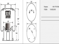 JW7349橡胶空气弹簧/气囊/Air spring shock absorbers/W01-F79-7349/13-00522-000