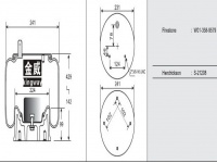 JW9579橡胶空气弹簧/气囊/Air spring shock absorbers/W01-358-9579