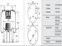 JW9158橡胶空气弹簧/气囊/Air spring 1T19L11 1T19F11 1110521A318 1R14-054 1R14054 1R14-031 1R14031 1R14030 W01-358-9158 4811N04 1R14-030 90557005 90557069 9004197 S2063 1003589158C