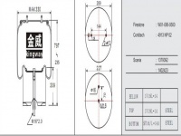 JW0500橡胶空气弹簧/气囊/Air spring RTI330600A1/1D28H16/1T19E-93/W01-095-0500/4913NP02/SCANIA1379392/1402423/1440294/1543691