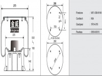 JW9149橡胶空气弹簧/气囊/Air spring 1R14-024 566-28-3-021 566-20-7-096 8365 352-9149 554776C1/W01-358-9149/1R14-018/0550-00010