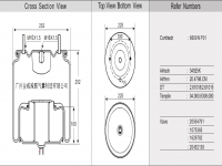 Volvo air spring gasbag shock absorbers 沃尔沃空气弹气囊总成 20452138 1629782 1075365 20554761 04.060.6306.080 2.61018/2.61015 20.4798.CM 34925K 6609 N P01 1075364 2686084000 2.61028 20554763 1629780 1V4925