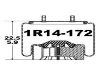 橡胶空气弹簧气囊波纹管Air spring corrugated pipe 566283042 566-28-3-042 566-20-7-152 566207152 1R14-190 1R14190 11105F-17P745 1R14172 1R14-172 W013588774 W01-358-8774