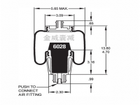 truck airspring American 美国卡车空气弹簧气囊 W02-358-7093 W023587093 W02-703-7093 W027037093