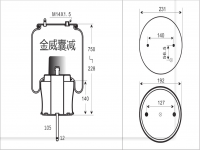 SCANIA Air spring Boot, air suspension 斯堪尼亚卡车空气弹簧气囊总成 134582 330304K 1DF20A-2 566-22-3-545 1R11-839 610557 1726242 125864 331242K 040506105570