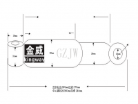 JW395-275-16筒式液压减震器 阻尼器 金威减震器 Washing machine equipment shock absorbers/洗衣机设备减震器/洗涤设备减振器/脱水机设备减振器