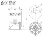 赛夫卡车空气悬挂空气弹簧气囊总成 SAF TRUCKS Air spring airbag 03228002900 3228002900 03 228 0029 00