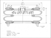 设备橡胶空气弹簧气囊法兰式双层气囊空气弹簧 Equipment air spring airbag 8X2 M/31082 M31082 W01-R58-4055 FD138-18 FD138-18DS 2Y205160 2B205160 F48054/M80A04 A06030604 H2500021/H2500188 1531110600 SP1490/SP918