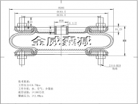 设备橡胶空气弹簧气囊法兰式单层气囊空气弹簧 Equipment air spring airbag M/31081 M31081 8X1 W01-R58-4054 SP1637 FS138-8 DS